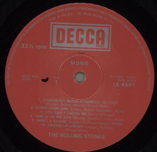 The Rolling Stones The Rolling Stones No. 2 - 80s UK vinyl LP